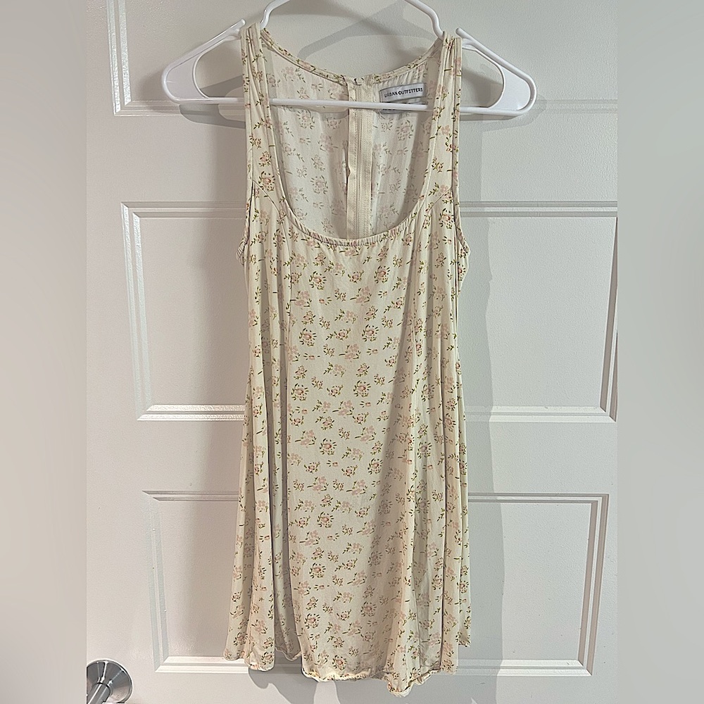 Urban Outfitters Floral Babydoll Mini Dress - size XSmall